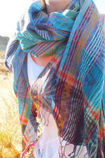 colourful scarf